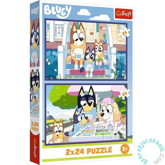 Trefl 2 x 24 db-os puzzle - Bluey (34446)