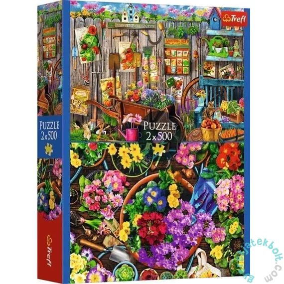 Trefl 2 x 500 db-os puzzle - Kerti munkák (37529)