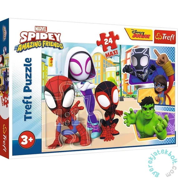 Trefl 24 db-os Maxi puzzle - Spidey és barátai (14348)