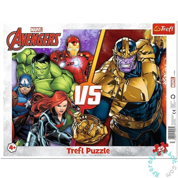 Trefl 25 db-os keretes puzzle - Avengers - Bosszúállók (31427)