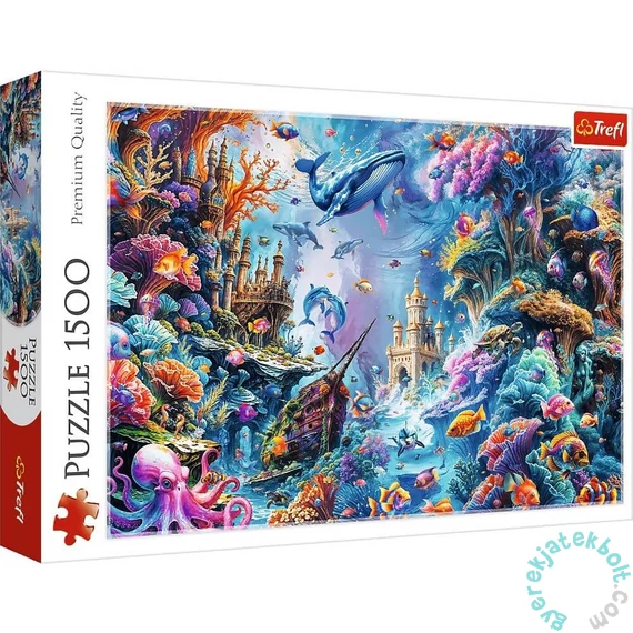 Trefl 1500 db-os puzzle - Víz alatti világ (26217)
