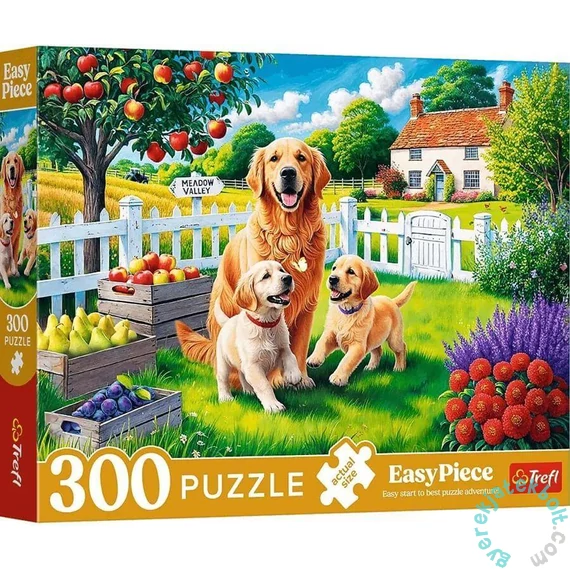 Trefl 300 db-os XXL puzzle - Easy Piece - Kutyák a farmon (23101)