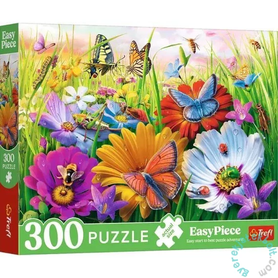 Trefl 300 db-os XXL puzzle - Easy Piece - Rovarok a réten (23103)