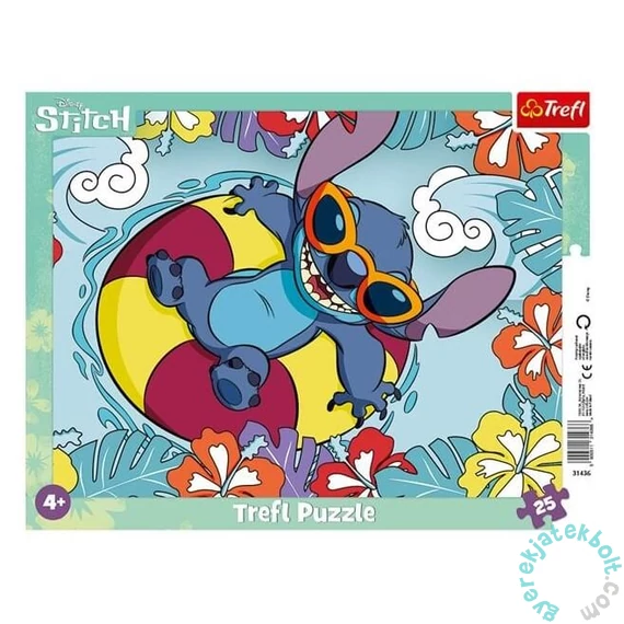 Trefl 25 db-os keretes puzzle - Lilo és Stitch (31436)