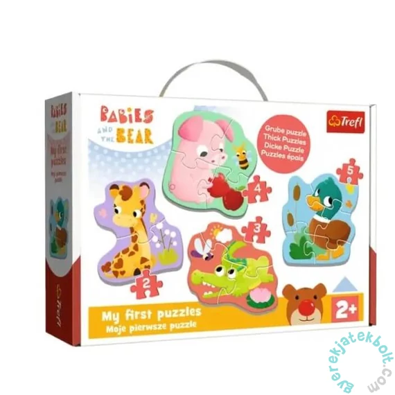 Trefl Baby Puzzle táskában - Első puzzle - Állatok (36135)
