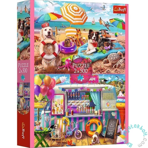 Trefl 2 x 500 db-os puzzle - Vakáció (37533)