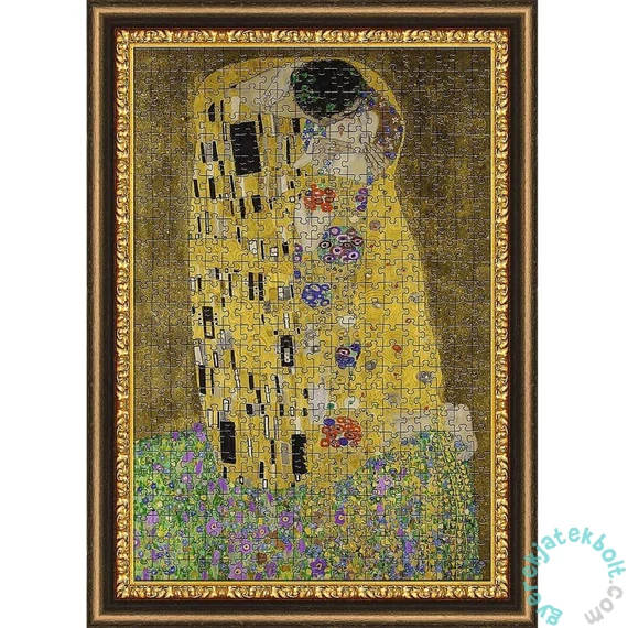 Trefl 500 db-os puzzle kerettel - A csók, Klimt (37542)