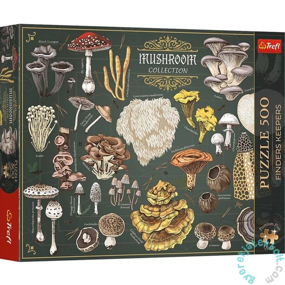 Trefl 500 db-os Premium Plus puzzle - Finders Keepers - Gombák (37608)