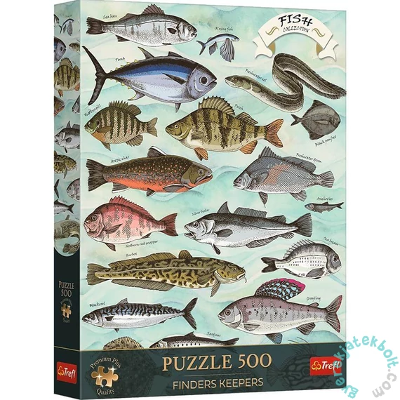 Trefl 500 db-os puzzle - Finders Keepers - Halak (37609)