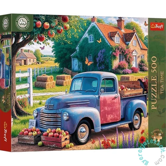 Trefl 500 db-os Premium Plus puzzle - European Puzzle Championship - Tea Time - A gazda autója (37612)