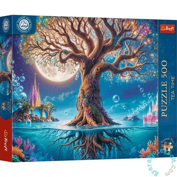 Trefl 500 db-os Premium Plus puzzle - European Puzzle Championship - Tea Time - A varázsfa (37615)