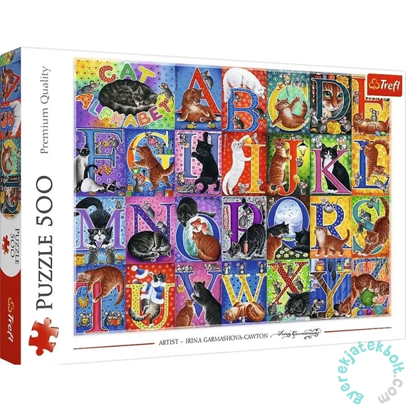 Trefl 500 db-os puzzle - Cica ABC (37527)