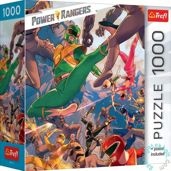 Trefl 1000 db-os puzzle - Power Rangers - Harc közben  (99212)
