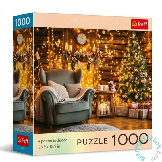 Trefl 1000 db-os puzzle - Karácsony a kunyhóban  (99236)