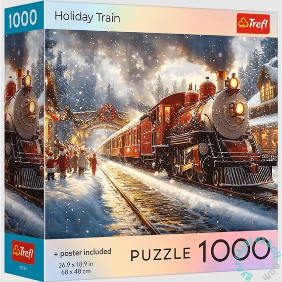 Trefl 1000 db-os puzzle - Ünnepi vonat  (99284)