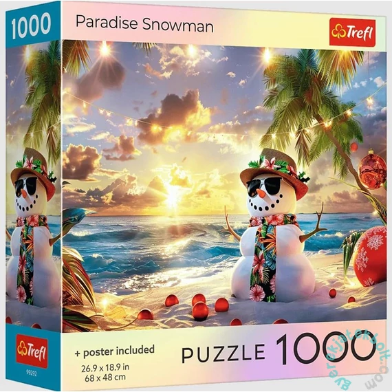 Trefl 1000 db-os puzzle - Hóember a trópusokon  (99292)