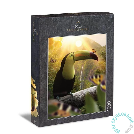 Ulmer 1000 db-os puzzle - Toucan & Peacock Butterfly (1616)