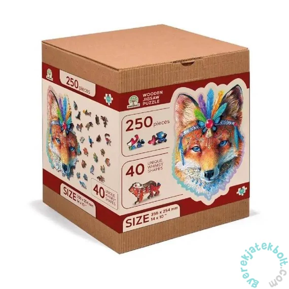 Wooden City 250 db-os fa puzzle - Misztikus róka (NB0094-L)