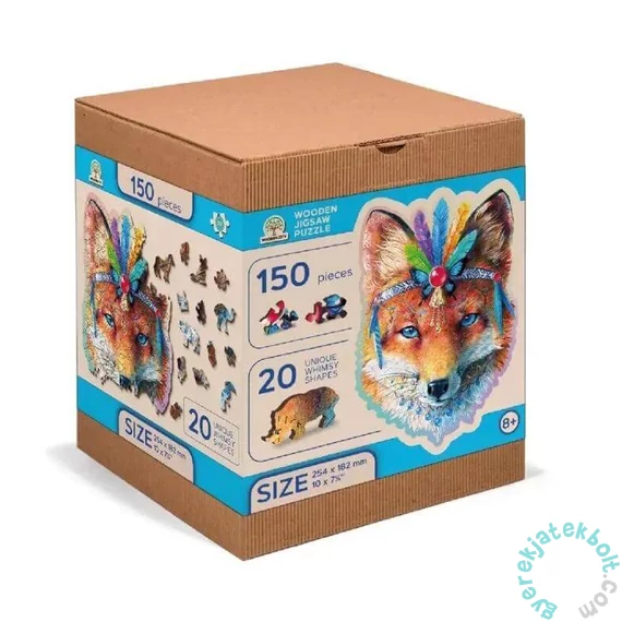 Wooden City 150 db-os fa puzzle - Misztikus róka (NB0094-M)