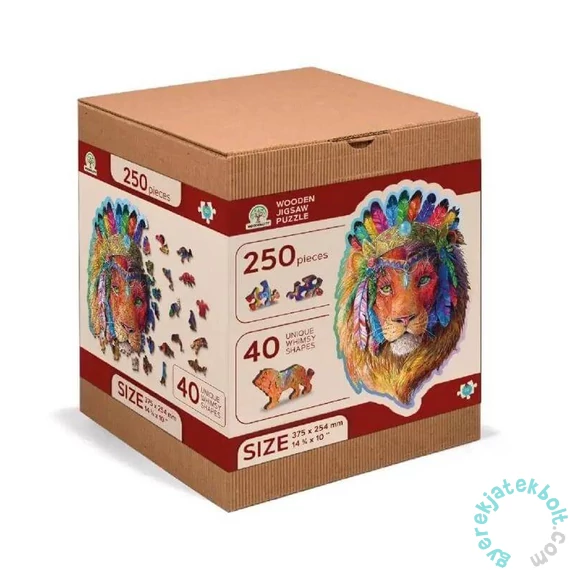 Wooden City 250 db-os fa puzzle - Misztikus oroszlán (NB0095-L)