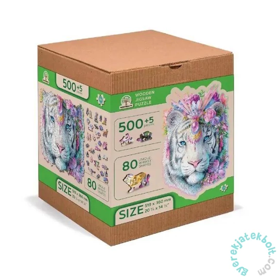 Wooden City 505 db-os fa puzzle - Misztikus tigris (NB0096-XL)