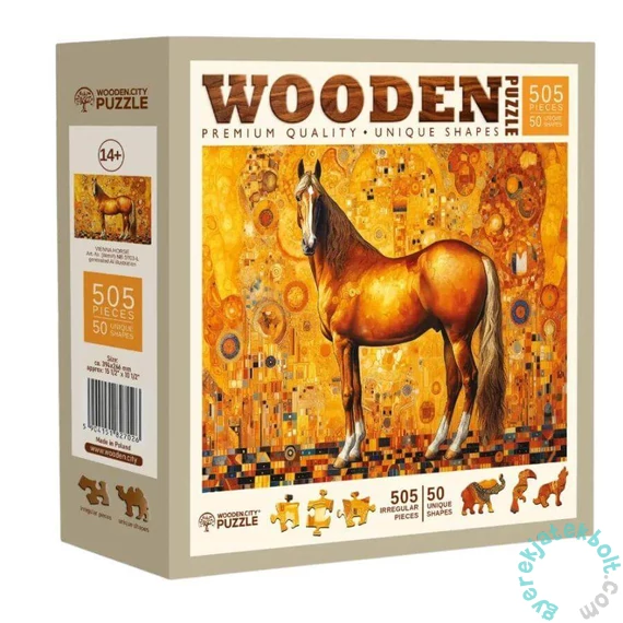 Wooden City 505 db-os fa puzzle - Bécsi ló (NB0703-L)
