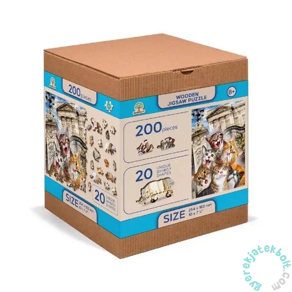 Wooden City 200 db-os fa puzzle - Cicák Londonban (NB200-0021-M)