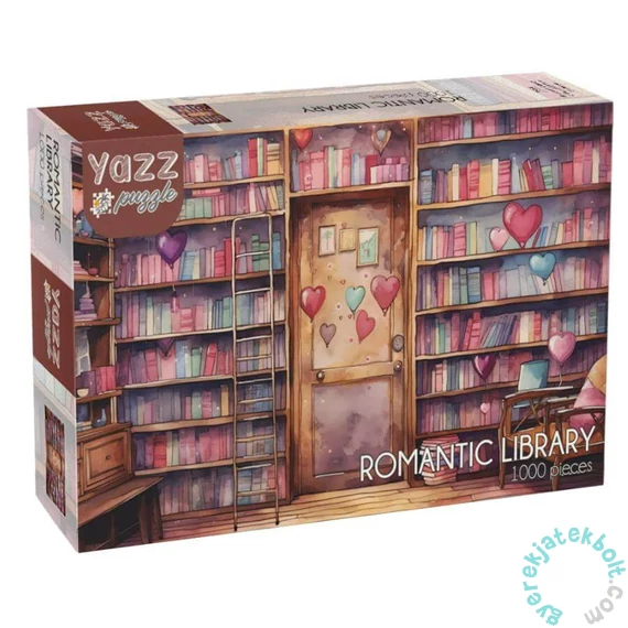 Yazz 1000 db-os puzzle - Romantic Library (3884)