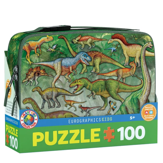EuroGraphics 100 db-os puzzle - Dinosaur uzsonnás doboz (9100-0098)