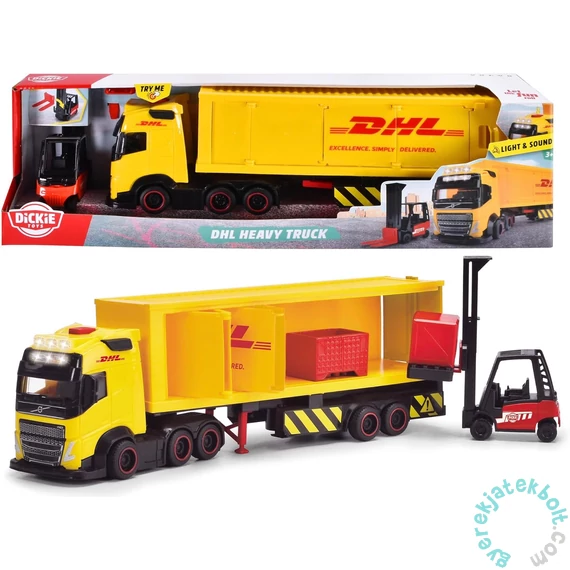 Dickie DHL Szállító kamion 35 cm (203747018)