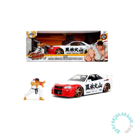 Street Fighter Nissan Skyline játék autó 1:24 (253255071)