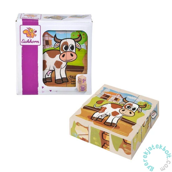 Eichhorn Fa mesekocka - 9 db-os - állatok (100005203)