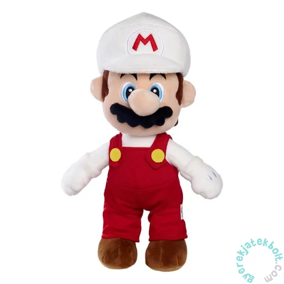 Simba Super Mario plüss figura - Tűz Mario - 30 cm (109231535)