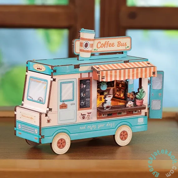 Cartartem - Café Bus DIY mini Könyvtámasz (CT102)