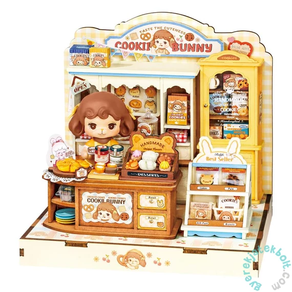 Rolife - Cookii Bunny's Cookie Shop DIY miniatűr házikó (DG177)