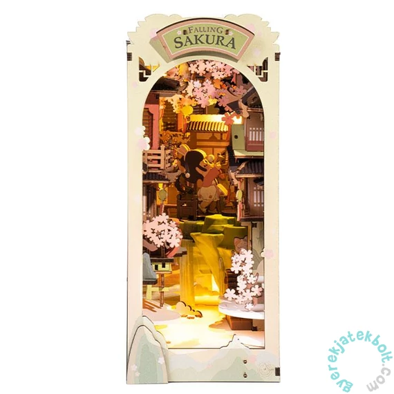 Rolife - Falling Sakura DIY Könyvtámasz (TGB05)