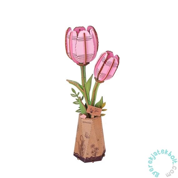 Rowood - Pink Tulip 3D fa puzzle (TW082)