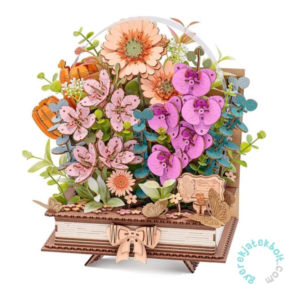 Rowood - Wooden Blooming Book 3D fa puzzle (TW04H)
