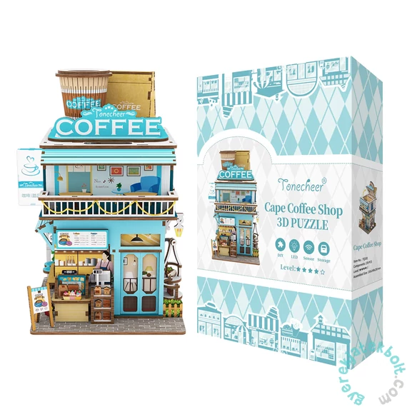 Tonecheer - Cape Coffee Shop DIY miniatűr házikó (TQ181)