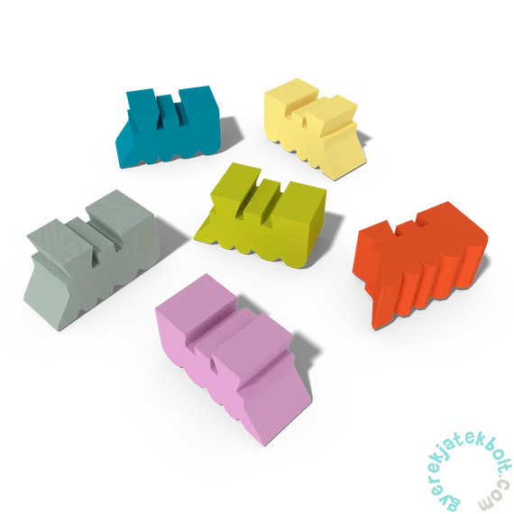 A gőz kora - Deluxe kiadás - Fa gőzmozdonyok 150 db (DEL102266)