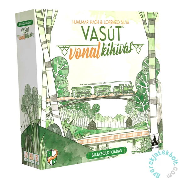 Vasútvonal kihívás társasjáték - Bujazöld kiadás (DEL34728)
