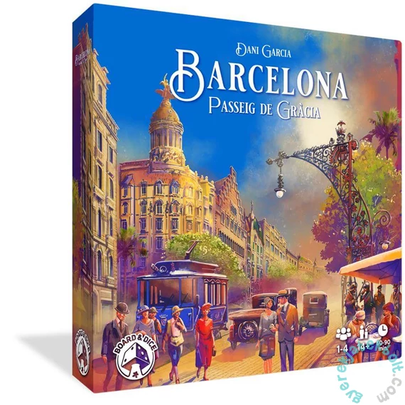 Barcelona Passeig de Gracia kiegészítő - Angol nyelvű (DEL21434)