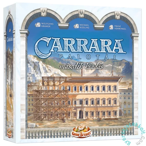 Carrara palotái - Második kiadás társasjáték DELUXE EDITION (DEL20451)