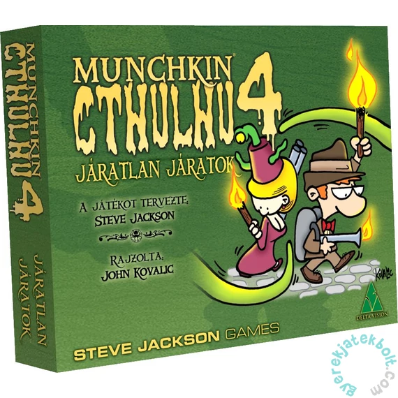 Munchkin Cthulhu 4 - Járatlan járatok kiegészítő (DEL34608)