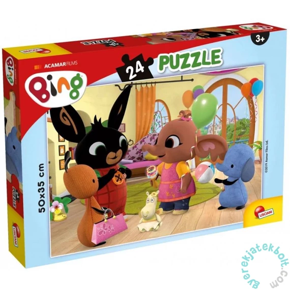 Lisciani 24 db-os puzzle - Bing - Indul a buli! (77960)