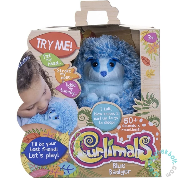 Curlimals interaktív plüss figura - Borzas Borz (CRM3710)