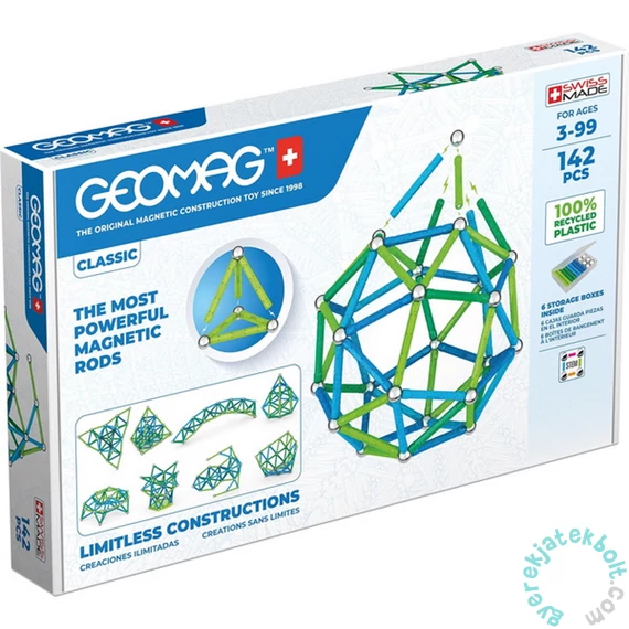 Geomag Classic Green Line 142 db mágneses építőjáték