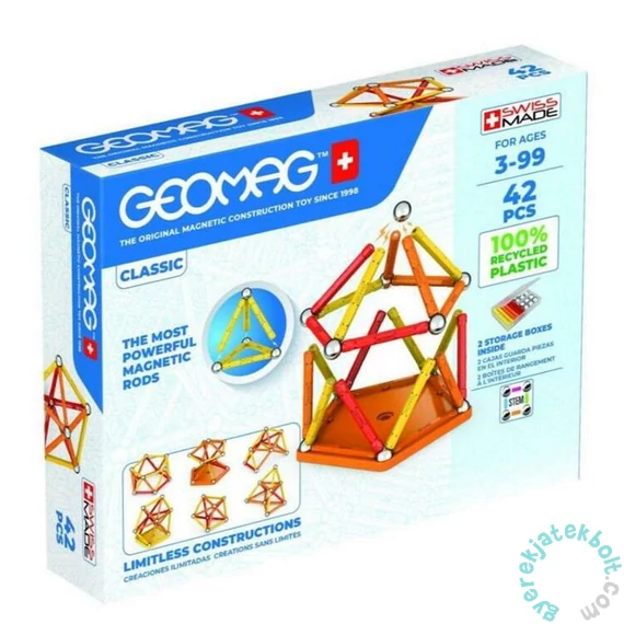 Geomag Classic Green Line 42 db mágneses építőjáték