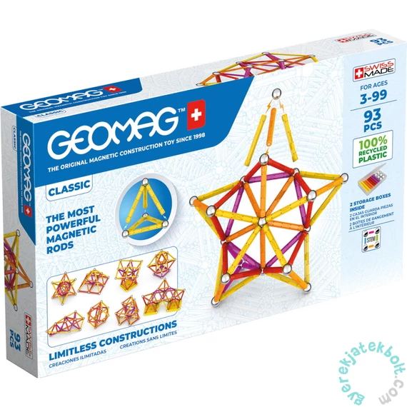 Geomag Classic Green Line 93 db mágneses építőjáték