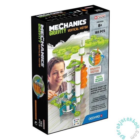 Geomag Mechanics Gravity Vertical Motor 183 db-os mágneses építőjáték készlet